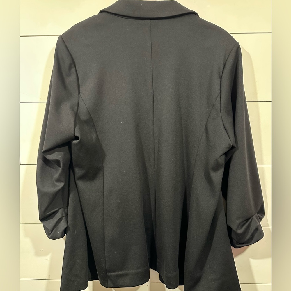 Nine West Elegant Black Blazer 1X - Picture 2 of 6